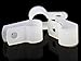 LOKMAN 100 Pack 3/8 Inch Rope Light P-Style Mounting Clips