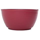 Bloem PB12-12 Dura Cotta Planter Bowl, 12-Inch, Union Red