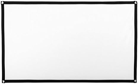 Dingji Portable Screen, HD Projector Screen 16:9 Home Cinema Theater Projection Portable Screen (60 inch)