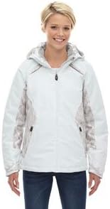North End Linear Womens White Insulated Winter Snow Ski Snowboard Jacket Coat,WINTER WHITE ,Small