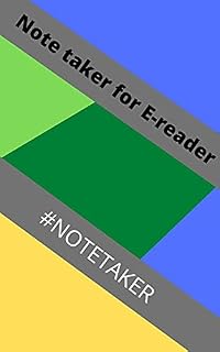 Livro Note taker for e-reader: Note taking for your e-reader #notetaker