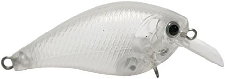 Shelt's 25 Pcs Unpainted 1.5 Square Bill Crankbaits Shallow Lures (Steel Rattles)