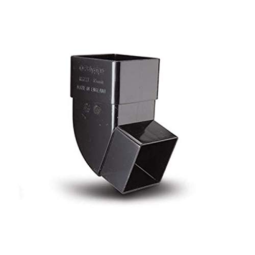 POLYPIPE RS227 Brown Offset Bend 112.5° for 65mm Square downpipe System