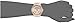 GUESS Women's U0653L4 Sporty Rose Gold-Tone Stainless Steel Watch with Multi-function Dial and White Strap Buckle