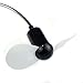 Anboo New Arrival Flexible USB Mini Cooling Fan Cooler For Laptop Desktop PC Computer (Black)
