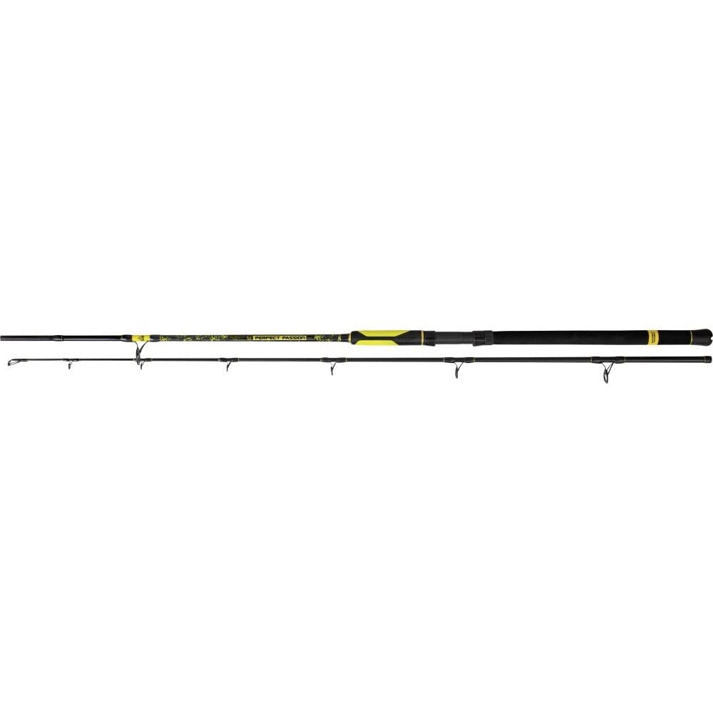 Black Cat Premium Catfish Rod Perfect Passion Boat Fishing Rod Catfish Fishing Catfish Rod Boat Rod Casting Weight 400g Black Yellow 2.50m