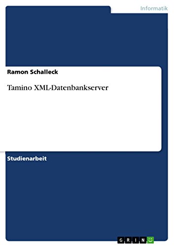 Amazoncom Tamino Xml Datenbankserver German Edition - 