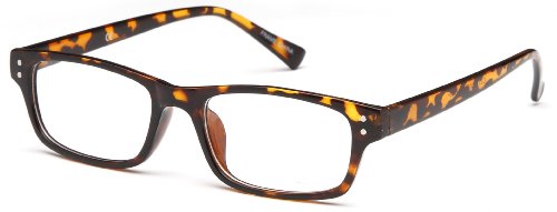 Prescription Glasses Frames Wayfarers with Studs Rx-able in Tortoise Spots