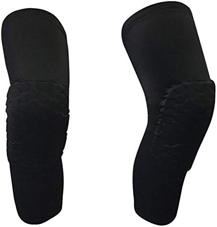 MTSBW Hex Knee Pads Compression Leg Sleeve For Basketball Football All Contact Sports Youth Adult Sizes Sold As Pair (2 Sleeves)