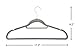 Finnhomy Heavy Duty 50 Pack Clothes Hangers with 10 Multiple Use Finger Clips, Durable Slim-Line Velvet Hangers Non-Slip Sturdy Clothing Hangers, Gray