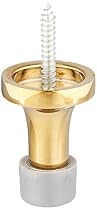 Deltana BDS125CR003 Solid Brass 1 1/2-Inch Baseboard Door Bumper