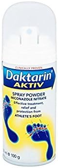 Daktarin Aktiv Spray Powder for Athletes Foot 100ml Relief Treatment