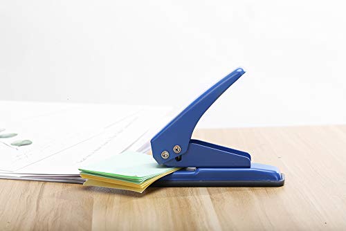 muyao Single Hole Punch Heavy Duty Paper Hole Puncher Small One Hole Punch with Extra 10 Book Rings