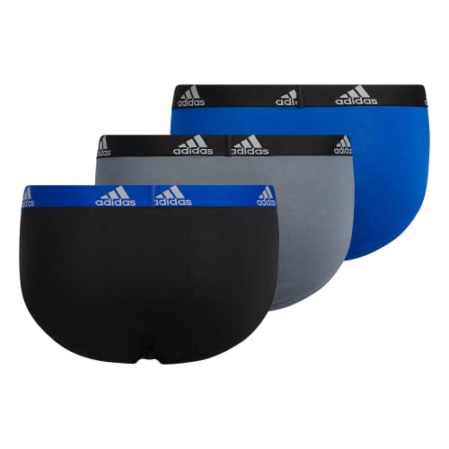 Adidas Performance Stretch Cotton Briefs Underwear 3Pack Men's Medium