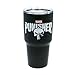 Marvel Big Mouth Tumbler - 30 oz. Stainless Steel Portable Beverage Tumbler - Spill Proof & Double Walled Tumbler, Punisher Logo