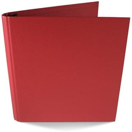 Paolo Cardelli 1/2 ring binder Imperia Blando Hot Red by Paolo Cardelli