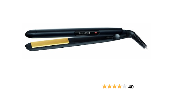 Remington S1400 - Plancha de pelo, hasta 210º C, revestimiento de cerámica,  indicador LED : Amazon.es: Belleza