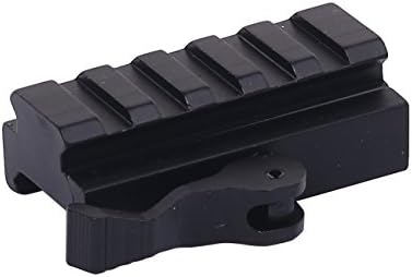 QD Quick Release 20mm21mm Mount Adapter Matte Black by Golden Eye Tactical
