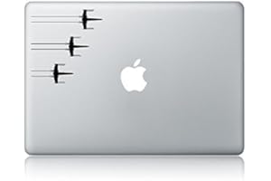 VOOL SW Star X Wing Fighter War Laptop Vinyl Sticker Decal | Black | 4.5"