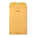 Quality Park 6 x 9 Clasp Envelopes, Clasp and Gummed Closures for Storing or Mailing, 28 lb Kraft Paper, Bulk Dispenser Box, 500/Carton (QUA37555)