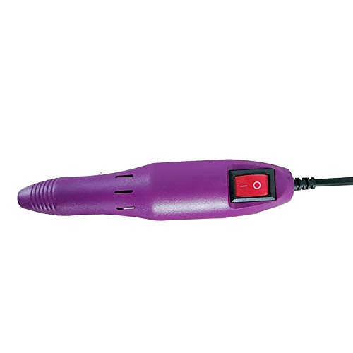 dezirZJjx Nail Drill Handle, 20000RPM Electric Nail Drill Pen,Electric Piece Nail Manicure,for Manicure Grinding Machine,Nail Polish Pen Drill Tool Purple