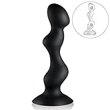 Utimi Anal Plug Silicone Prostate Massager with Double Inbuilt Steel Balls
