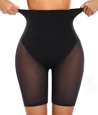 Guaina Contenitiva Donna Lifting Glutei Pancera Contenitiva Pancia Piatta Vita Alta Intimo Modellante Shapewear Snellente Senza Cuciture(Nero, M)
