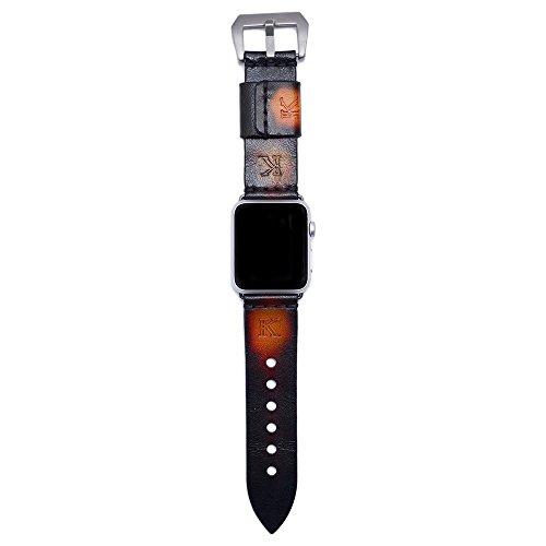Personalized Genuine Leather Apple Watch Band 42mm - 38mm / Custom Apple Watch Strap, iWatch Band Leather Accessories, iWatch Strap Adapter