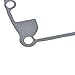 Stator Crankcase Cover Gasket Honda CRF 450 R 2002 2003 2004 2005 2006 2007 2008 / OEM Repl.; 11395-MEB-670