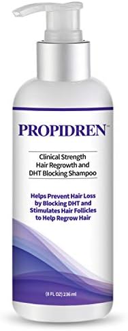 Hairgenics Propidren Hair Growth Shampoo for Thinning and Balding Hair with Biotin, Keratin, and Powerful DHT Blockers to Prevent Hair Loss, Nourish and Stimulate Hair Follicles and Help Regrow Hair.