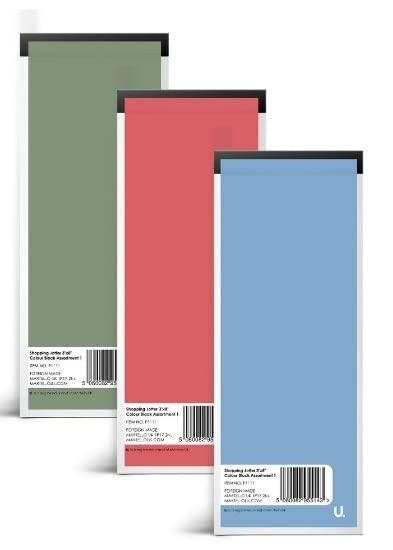 BG Bulk Price - 40 X Slim Shopping Do List Notepads Jotters 70page 21x8cm