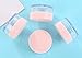 Transparent Acrylic Empty Refillable Powder Puff Box Make-up Loose Powder Box Powder Container With Sponge Puff for Xmas Gift and DIY