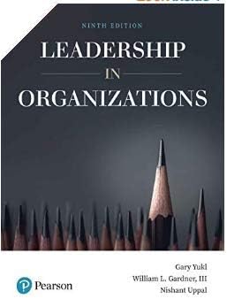 Leadership in Organizations: Yukl, Gary: 9780132771863: Amazon.com