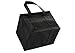NZ home Insulated Cooler Bag and Food Warmer (Small, 2 pack) for Food Delivery & Grocery Shopping with Zippered Top, Black