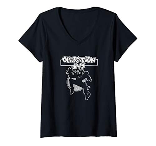 Womens Operation Ivy Ska Man Guy Official Merchandise V-Neck T