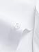 Alimens & Gentle French Cuff Regular Fit Dress Shirts (Cufflink Included) White