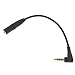 Valley Enterprises 6 inch TRRS 4-Pole 3.5mm Male Right Angle to 3.5mm Female Audio Cable