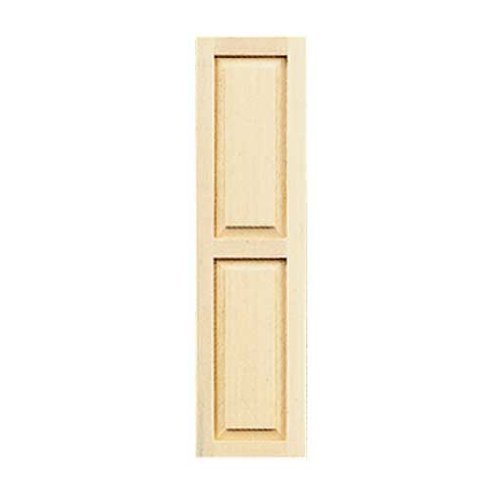 Dollhouse Miniature Two-Panel Jamestown Shutter