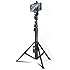 Selfie Stick & Tripod Fugetek, Integrated, Portable All-In-One Professional, Heavy Duty Aluminum, Lightweight, Bluetooth Remote For Apple & Android Devices, Non Skid Tripod Feet, Extends To 51", Black