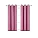 Deconovo Room Darkening Thermal Insulated Blackout Grommet Window Curtain Panel for Living Room, Pink,42x63-inch,1 Panel