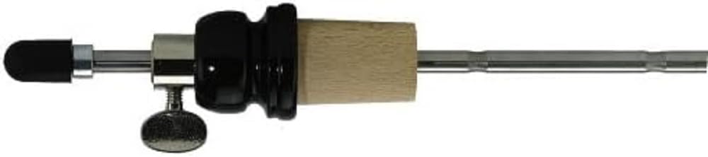 GEWA 414000 Double bass spike standard, spike for double bass, metal rod Ø 8 mm, length 33 cm, hardwood bulb