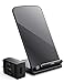Wireless Charger, ELLESYE 3-Coil Qi Certified Wireless Charging Stand Compatible iPhone X/iPhone 8/8 Plus, Samsung Galaxy Note 9/S9/S9+/Note8/S8/S8+/S7 and All QI-Enabled Device [with 2A Adapter]