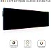 Large RGB Gaming Mouse Pad: Micro Textured LED Glowing Extra Long Extended Mousepad Mat for Mouse and Keyboard - PC Gaming Accessories and Computer Essentials for Gamers - Black, 31.5 x 11.8 Inches