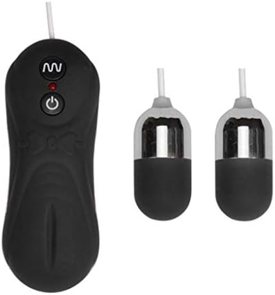 Batyuery Soft Silicone Dual Jumping Eggs Battery Power Female Vagianl Ciltoris Vibrating Aanl Massage for Beginners & Advanced Women Bladder Control and Pelvic Floor Exercise