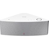 Samsung Shape M5 Wireless Audio Speaker, 2 Channels, USB, Bluetooth/NFC, Built-in Wi-Fi, Single, White