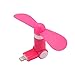 iPhone Fans (Blue Pink Black) - Rotatable Mini Fan by iPhone - 3 Pcs of iPhone Fans - Phone Fan Bundle