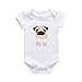 Baby Girls Boys Bodysuit Animal Print Ruffle Clothes summer cotton Bodysuit Jumpsuit Floral
