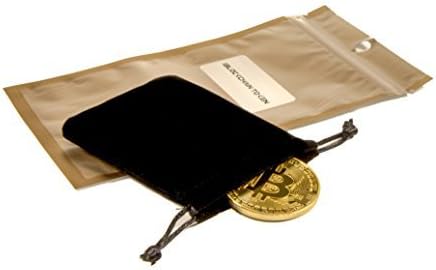 Bitcoin Coin | Bitcoin Commemorative | BTC Coin with Real Protective Plastic Display Case | Cryptocurrency Coin Collection Set for HODL Fans