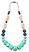 ReignDrop Baby Teething Necklace for Mom, Silicone Baby Teether Necklace for Teething Pain Relief In Babies and Toddlers, Sturdy and Stylish Chewable Necklace for Boys and Girls (Mint,Grey,Ivory)