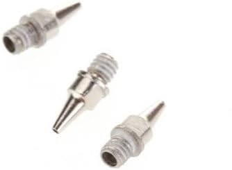 0.2mm/0.3mm/0.5mm Nozzle Replacement for Airbrush ( Total 3pcs, 1pc 0.2mm, 1pc 0.3mm and 1pc 0.5mm ))